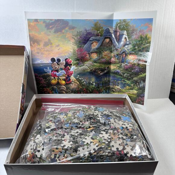 Thomas kinkade studios 2000 pcs Disney mickey & minnie jigsaw puzzle - Picture 6 of 6